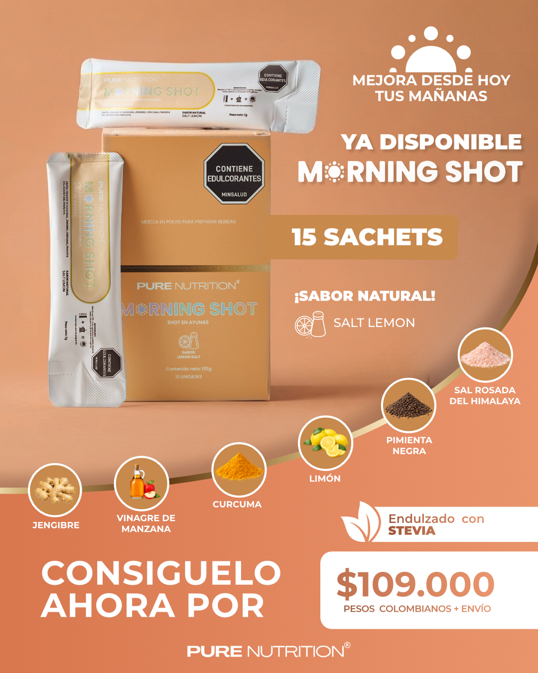 Pack Morning Shot Pure Nutrition