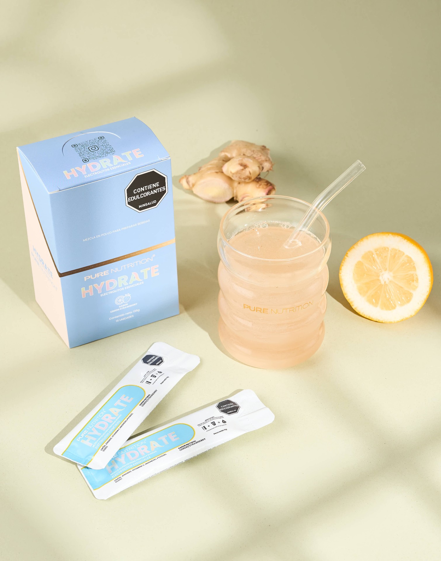 HYDRATE pack y vaso